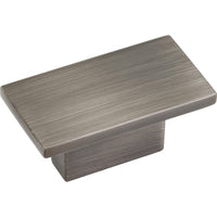 Mirada Knob, 1-9/16" O.L.,, Brushed Pewter alt 0