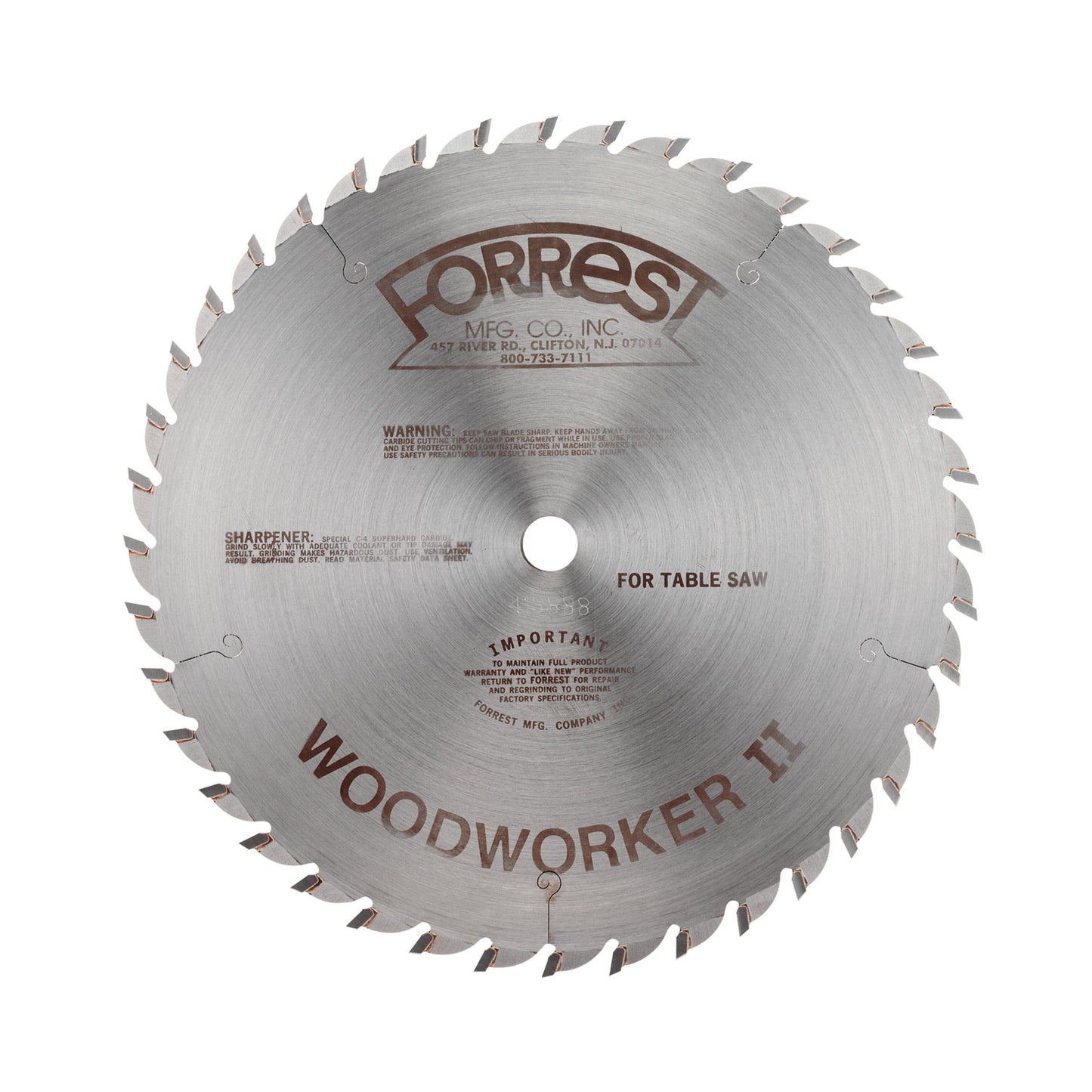 WW10307125 Woodworker II Carbide Tipped Circular Saw Blade 10" x 30 Tooth alt 0