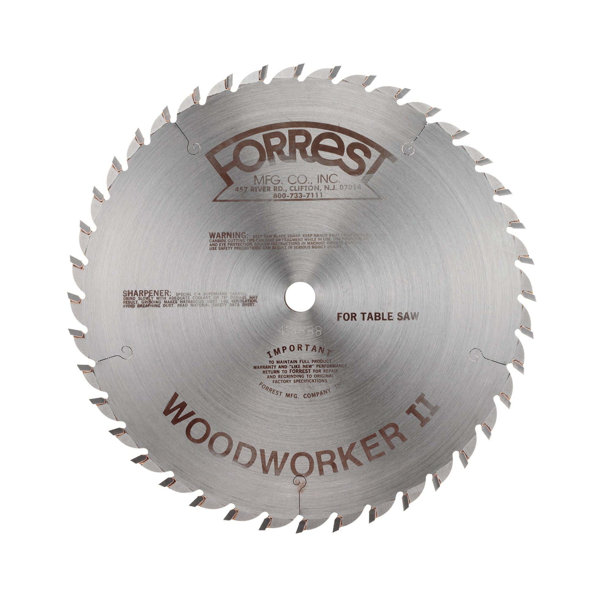 WW10307125 Woodworker II Carbide Tipped Circular Saw Blade 10" x 30 Tooth alt 0