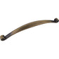 Lille Appliance Handle, 12" C/C, Antique Brushed Satin Brass alt 0