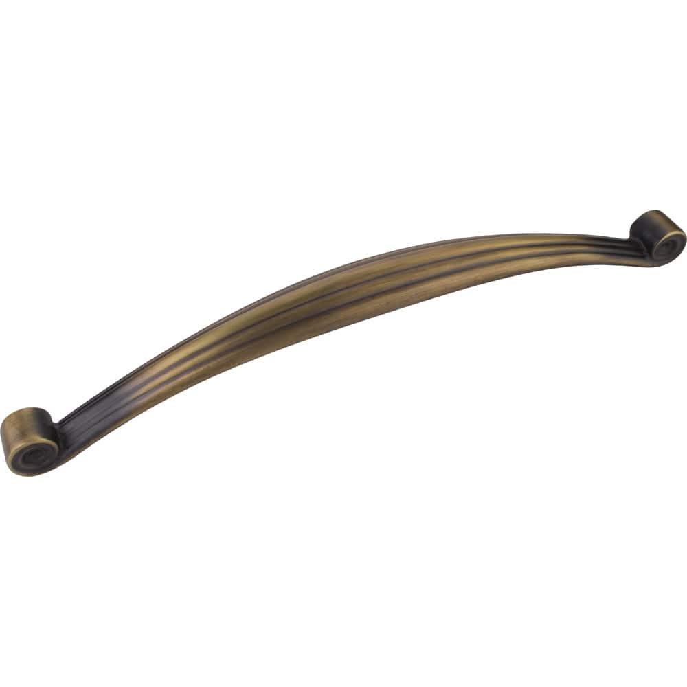 Lille Appliance Handle, 12" C/C, Antique Brushed Satin Brass alt 0