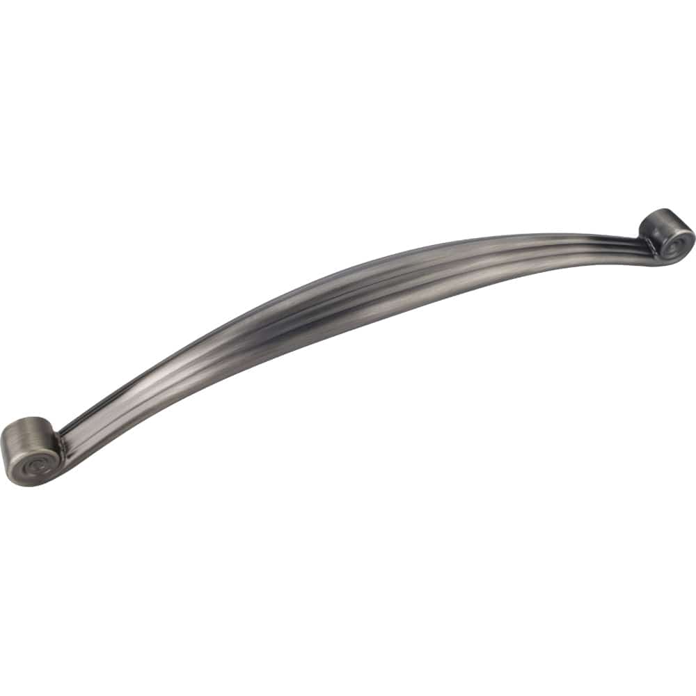 Lille Appliance Handle, 12" C/C, Brushed Pewter alt 0