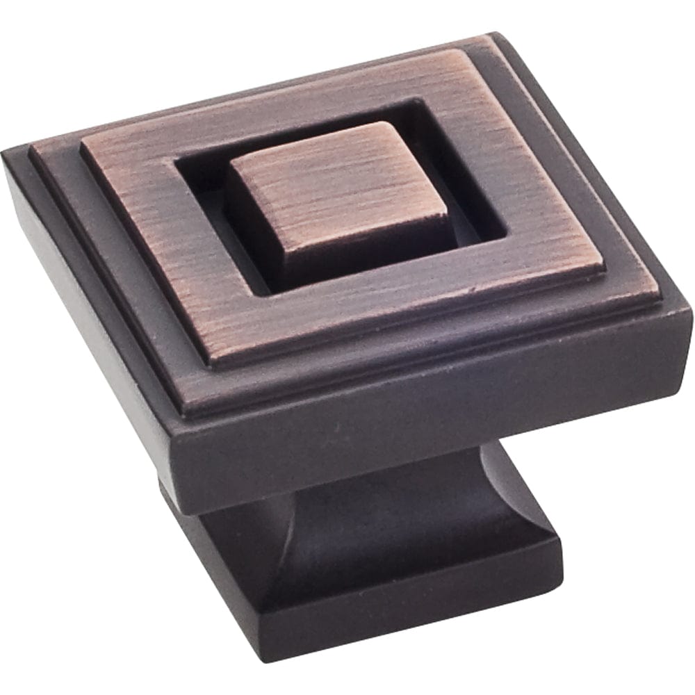 Delmar Large Knob, 1-1/4" O.L., Brushed Oil Rubbed Bronze alt 0