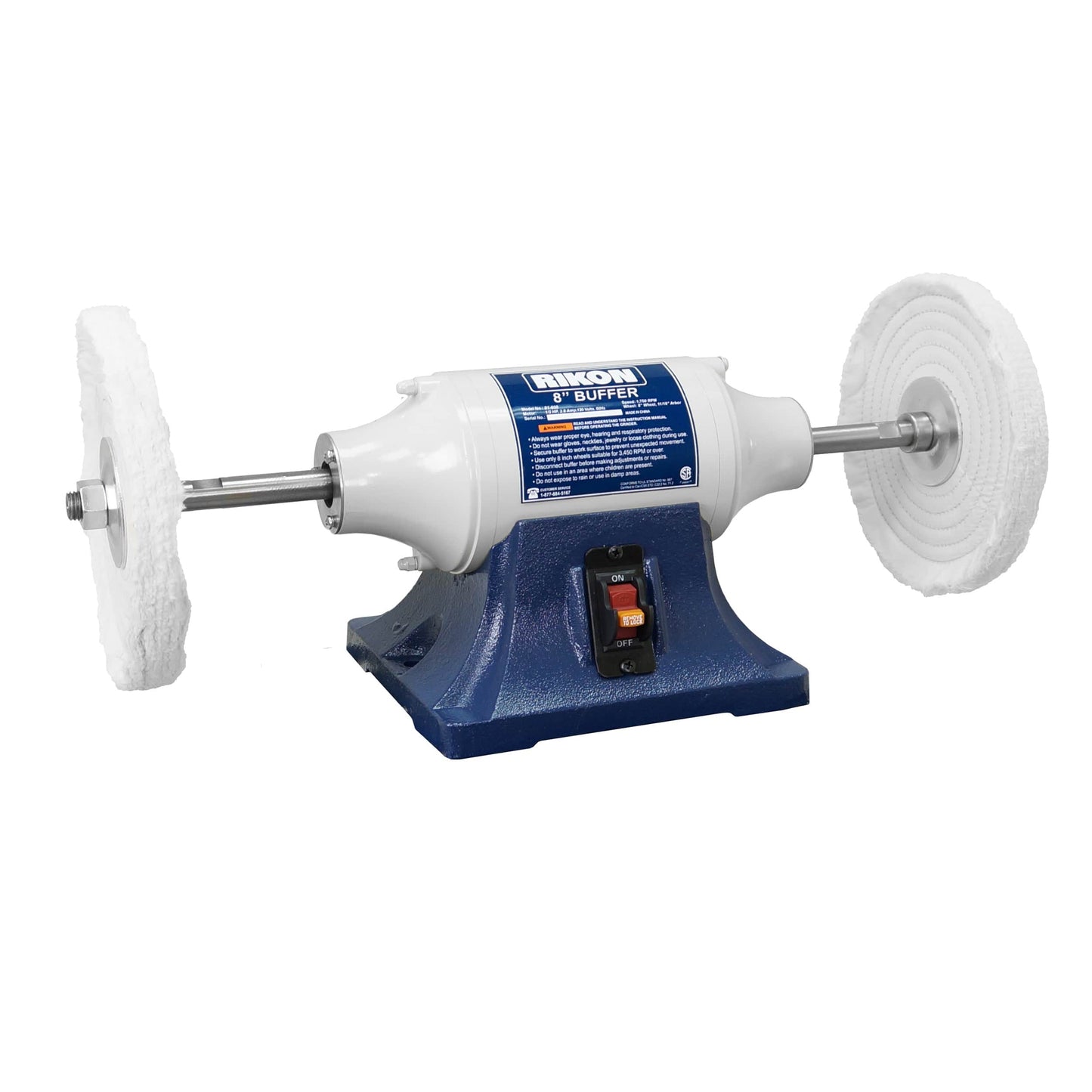 8" Low Speed Buffer - 1/2 HP alt 0