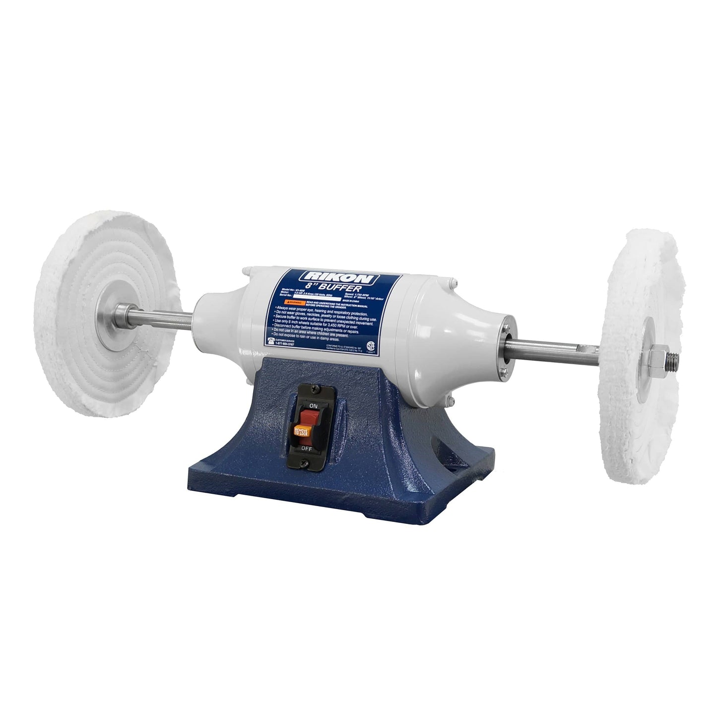 8" Low Speed Buffer - 1/2 HP alt 0