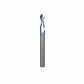 72-101 Upcut Ball Nose Spiral Router Bit, 1/4" D, 1/8" Radius - 1/4"SH alt 0