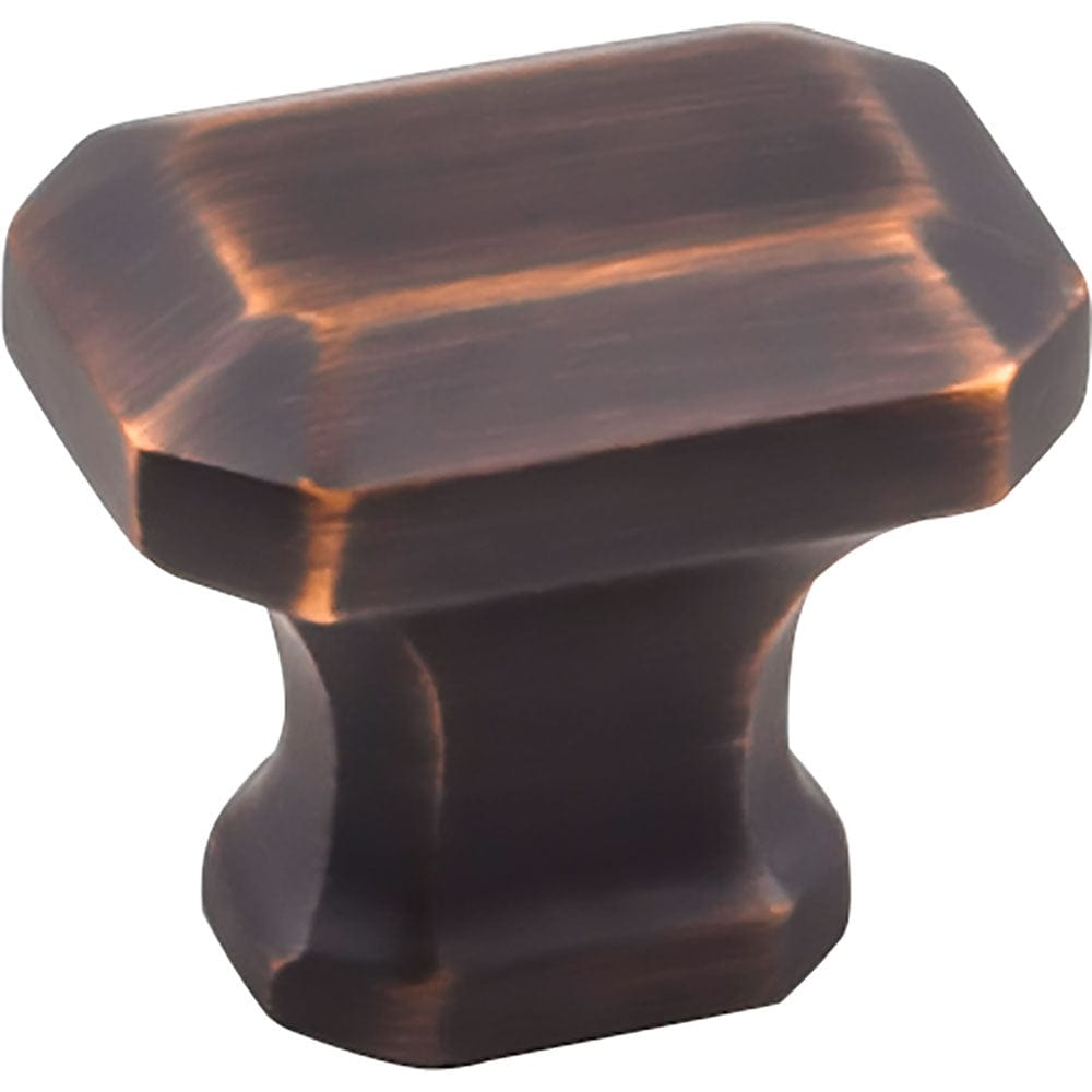 Ella Knob, 1-1/4" O.L., Brushed Oil Rubbed Bronze alt 0