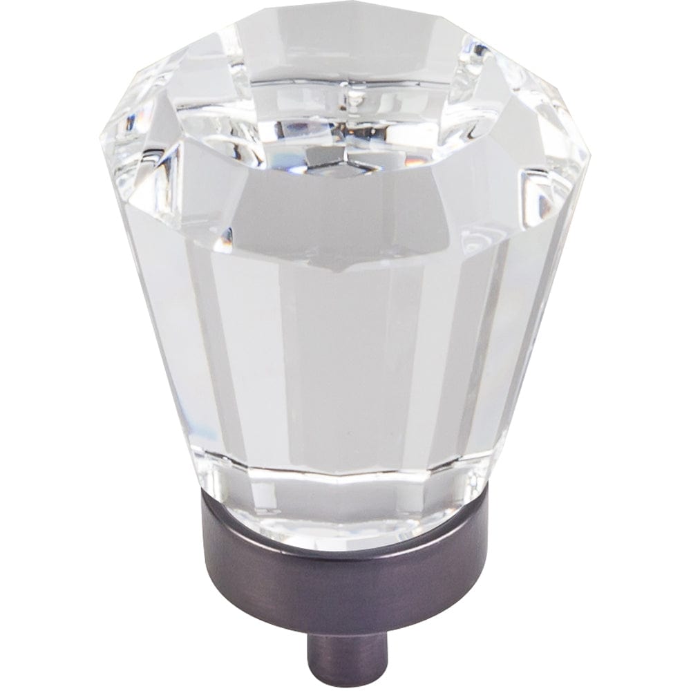 Harlow Large Tapered Glass Knob, 1-1/4" Dia.,  Brushed Oil Rubbed Bronze alt 0