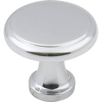 Gatsby Knob, 1-1/8" Dia.,  Finnish -Polished Chrome alt 0