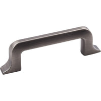 Callie Pull, 3" C/C, Brushed Pewter alt 0