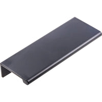 Edgefield Tab Pull, 76 mm C/C, Matt Black/Black alt 0