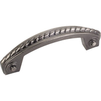 Rhodes Pull, 3" C/C, Brushed Pewter alt 0