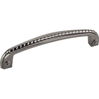 Rhodes Pull, 128 mm C/C, Brushed Black Nickel alt 0