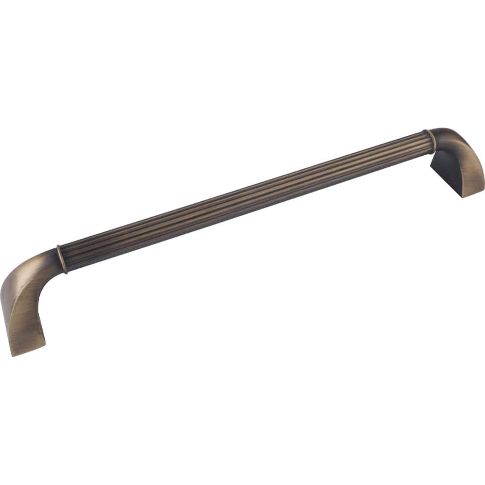 Cordova Appliance Handle, 12" C/C, Antique Brushed Satin Brass alt 0