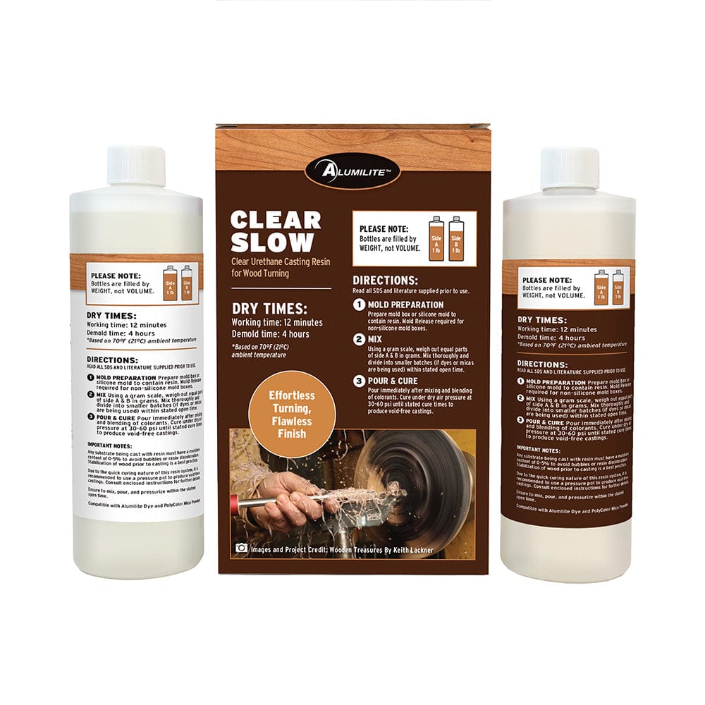 Alumilite Clear Slow Casting Resin, 2 lb. Kit Alumilite Clear Slow Casting Resin, 2 lb. Kit