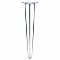 3-wire Hairpin Leg Raw Steel 1/2" x 28" alt 0