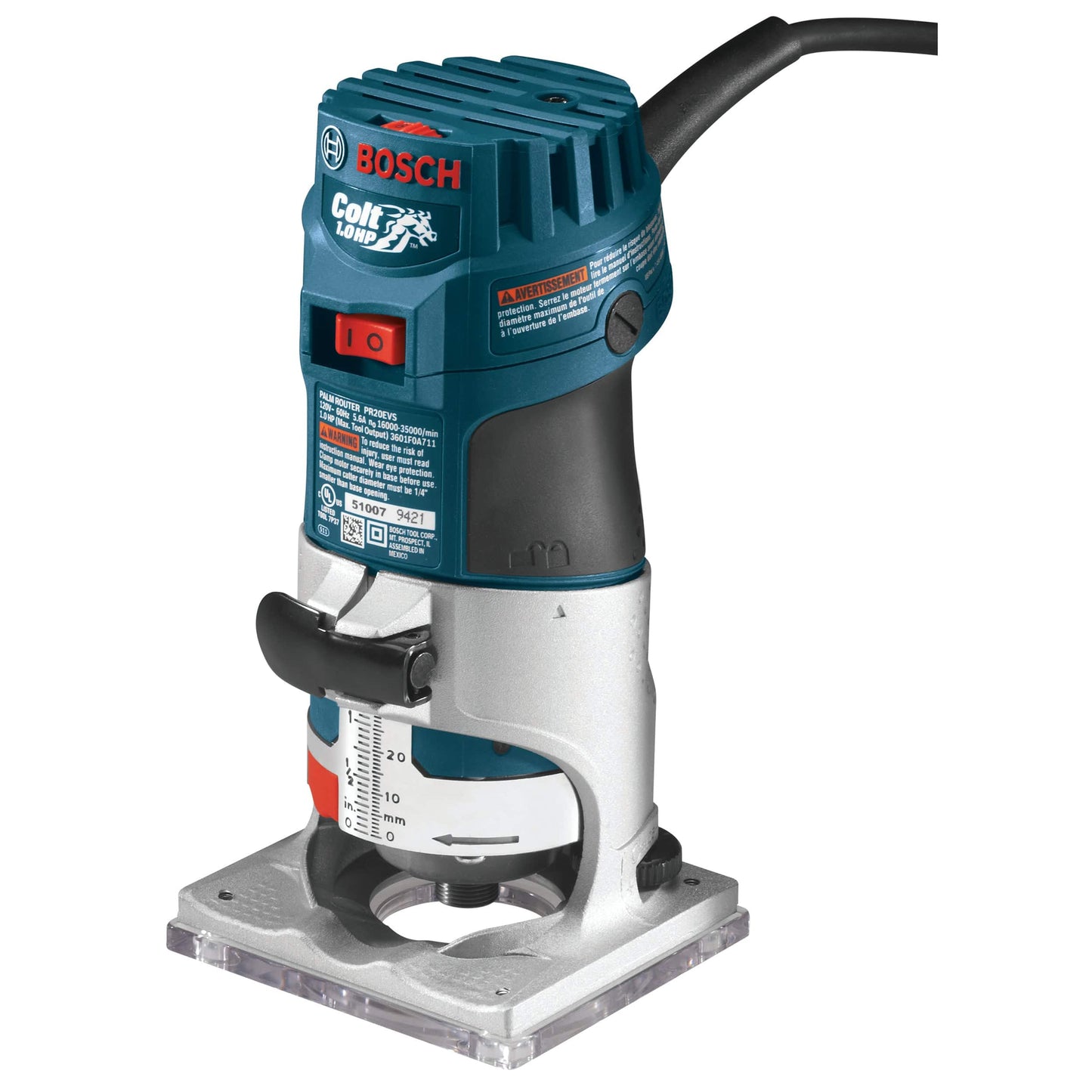 Colt 1 HP Variable-Speed Palm Router alt 0