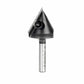 RC-1148  Insert V-Groove 60 Deg x 59 / 64 x 1/4 Inch Shank CNC Router Bit alt 0