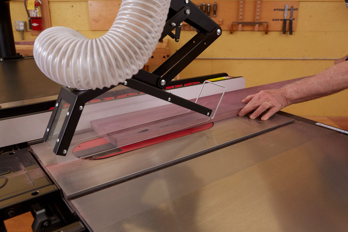 Machine Dust Guard Sawstop Floating Overarm Dust Collection Guard | Woodcraft