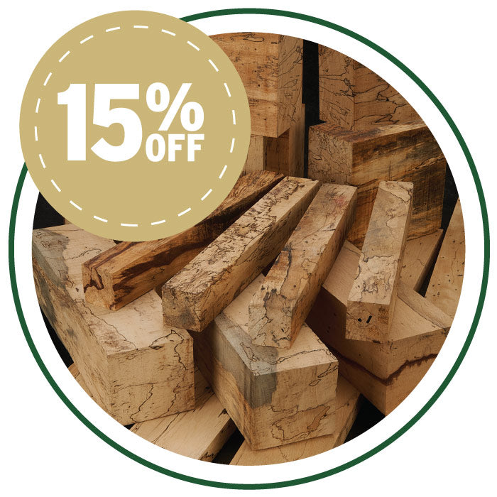 15% off wood