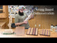 Exotic Cutting Board Kit - 3/4" x 9-1/2" x 16" - Brownheart, Maple, Marblewood, Purpleheart & Wenge alt 999