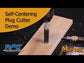 Montana Brand Tools: Using a Self-Centering Plug Cutter with a cordless drill