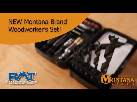 BEST DRILL BIT TOOL SET- Montana Brand's NEW Deluxe Woodworker Set- MAKE WOODWORKING EASY & PRECISE!