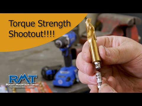 DESTROYING SOME DRILL BITS! Torque Strength Shootout with an Impact Drill - ONLY ONE SURVIVED