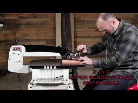 22" Variable Speed Scroll Saw with Foot Switch - 1 Ph 120V - JWSS-22B alt 999