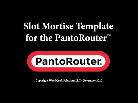 Slot Mortise Template