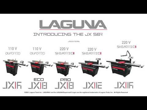 Laguna - JX Series - Jointers Product Information