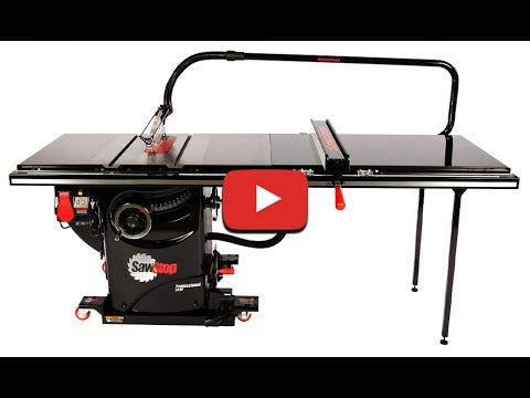 SawStop's Professional Table Saw - Features & Options