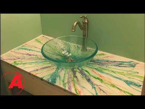 Alumilite - Stunning DIY Bathroom Countertop - Fun, Easy & Inexpensive