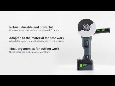 Festool AGC 18 Cordless Angle Grinder