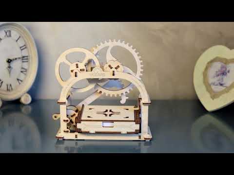 3D Mechanical Puzzle Storage Box Model Kit alt 999