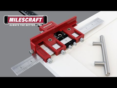Milescraft 1340 HardwareJig™ - Quickly & Accurately Install Cabinet/Drawer Handles, Knobs & Pulls