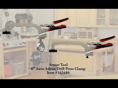 Armor Tool Auto-Adjust Drill Press Clamps