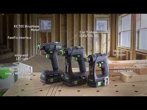 Coming September! TXS 18, CXS 18, CXS 12 Cordless Drills