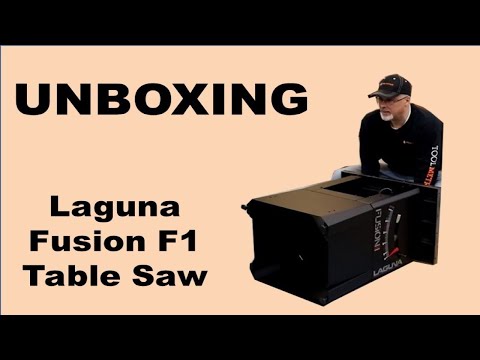 Laguna Fusion F1 Table Saw Unboxing & Assembly