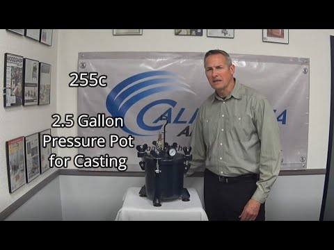 California Air Tools 255C Pressure Pot for Resin Casting 2.5 Gal