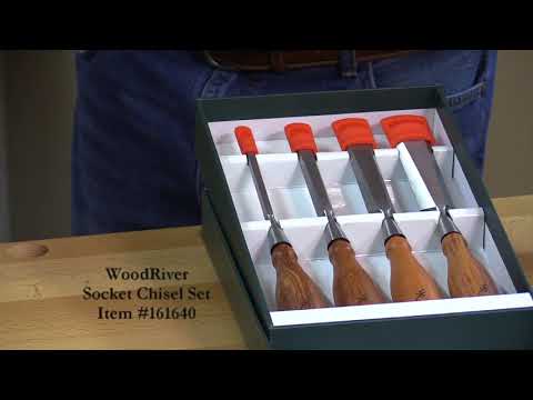 WoodRiver Socket Chisel Set 4 Piece Precision Woodworking Tools | Woodcraft