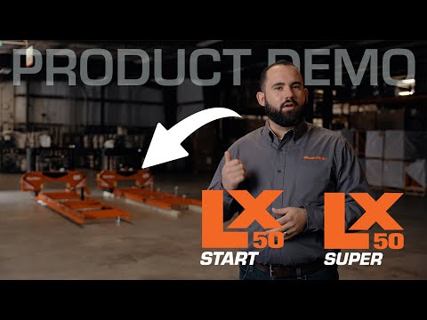 Portable Sawmill Demo - LX50START & LX50SUPER