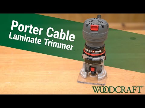 Porter Cable Laminate Trimmer Video