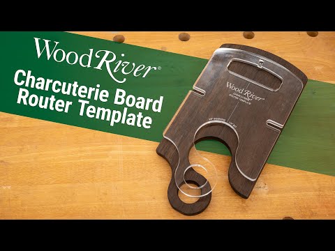 WoodRiver - Charcuterie Board Router Template | Woodcraft