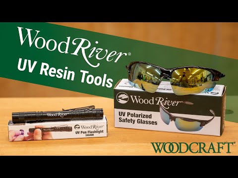 WoodRiver Tools for Working with UV Cure Resins