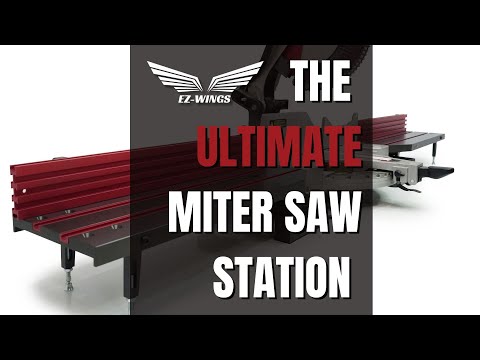 The Best Portable Miter Saw Station on the Market | EZ-Wings