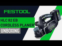 Unboxing the Festool Cordless HLC 82 EB Planer