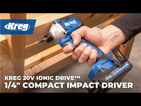 Kreg 20V Ionic Drive™ 1/4\" Compact Impact Driver