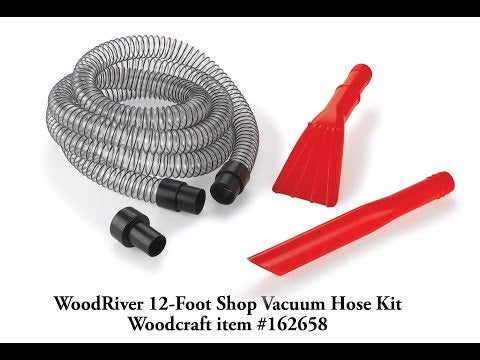 WoodRiver 12-Foot Vacuum Hose Kit